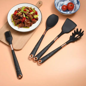 Kit Utensílios de Cozinha -  10 Peças Com Suporte