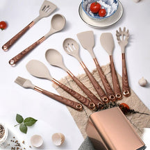 Kit Utensílios de Cozinha -  10 Peças Com Suporte